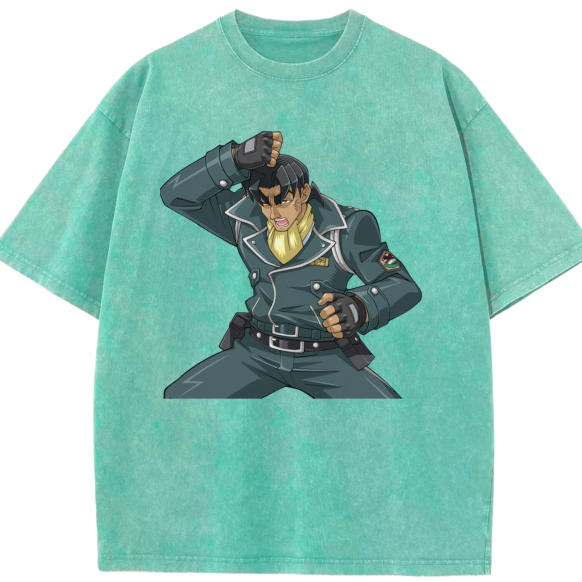 （画像用） 遊☆戯☆王 Yu-Gi-Oh! 綿100% ヴィンテージ風 半袖Tシャツ（フロントプリント）